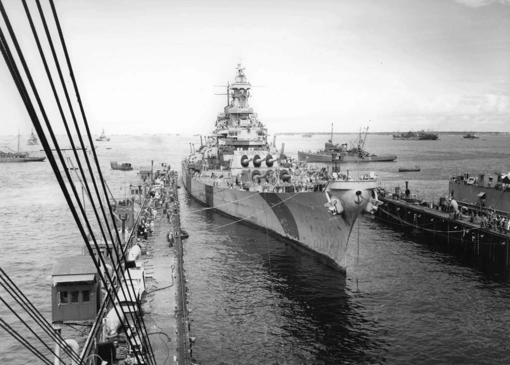 In Drydock in Ulithi