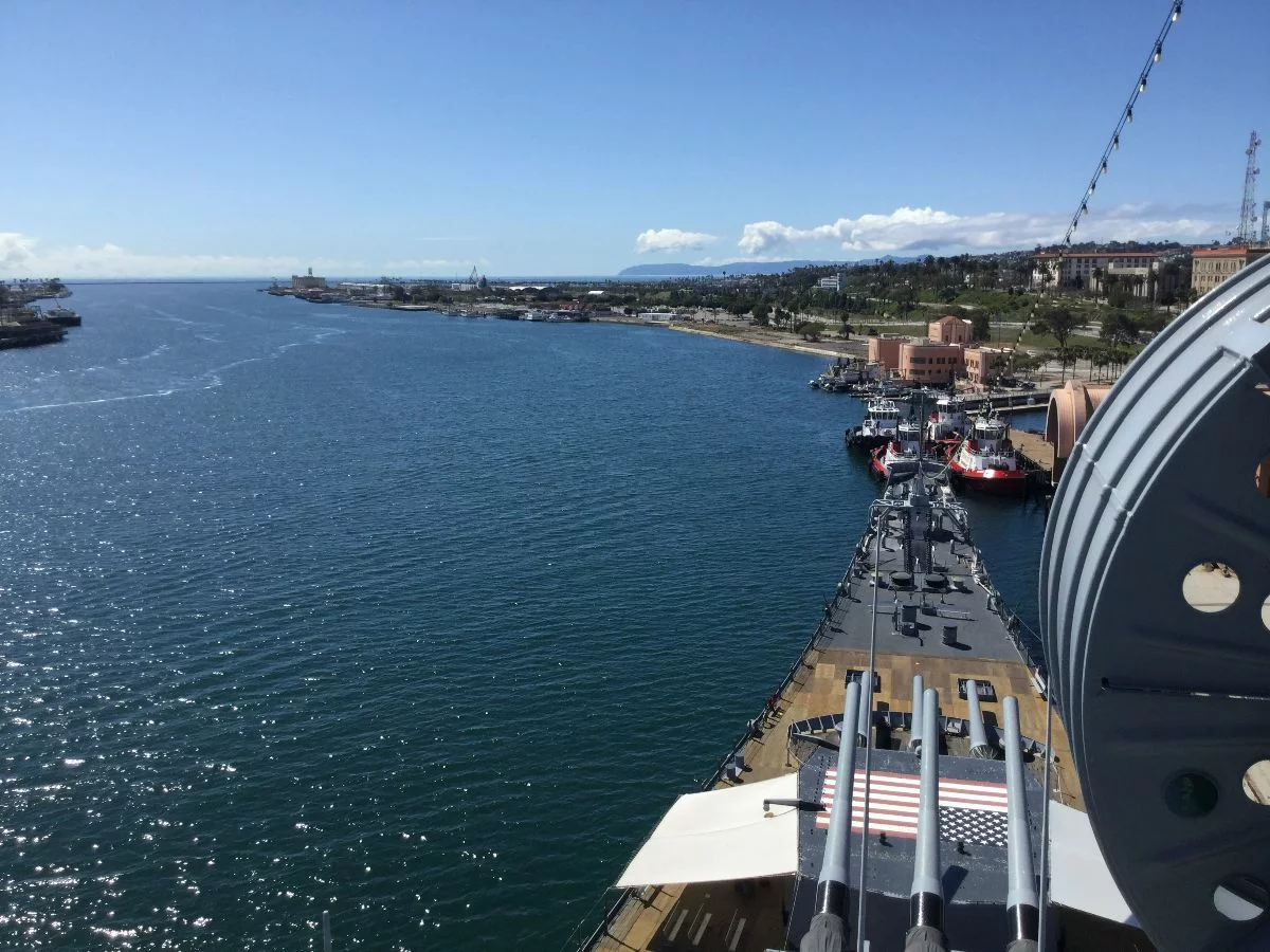 battleship iowa view from 09