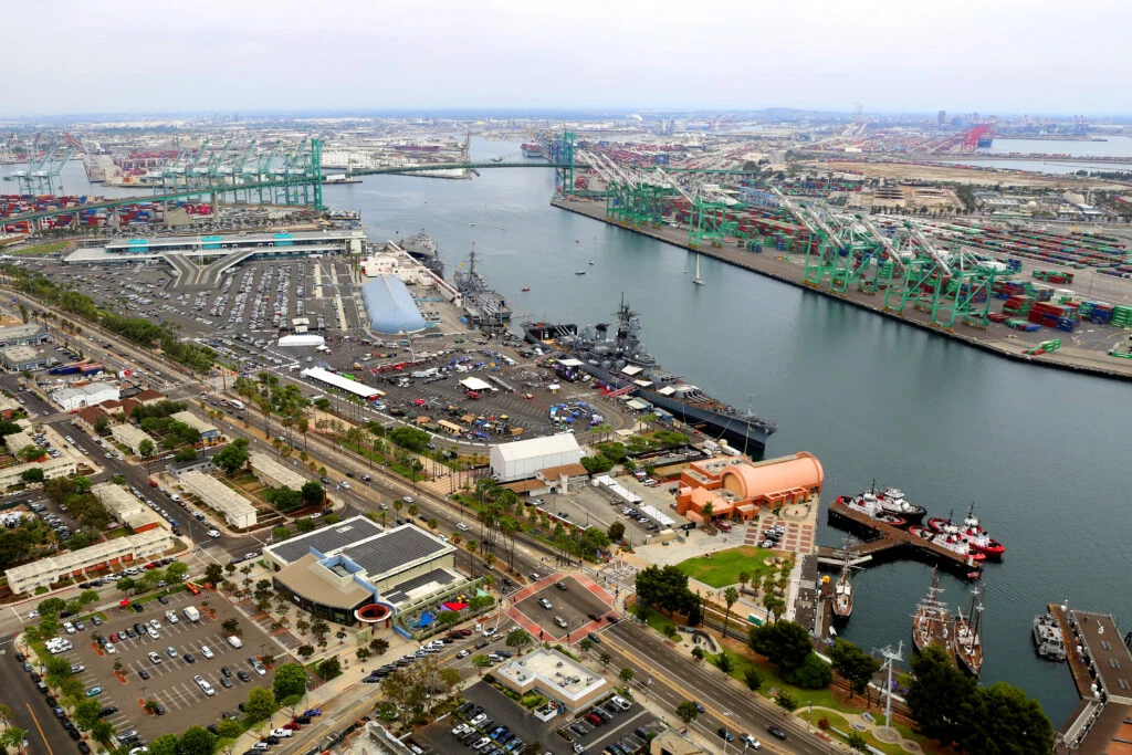 picture of IOWA at LA Fleet Week