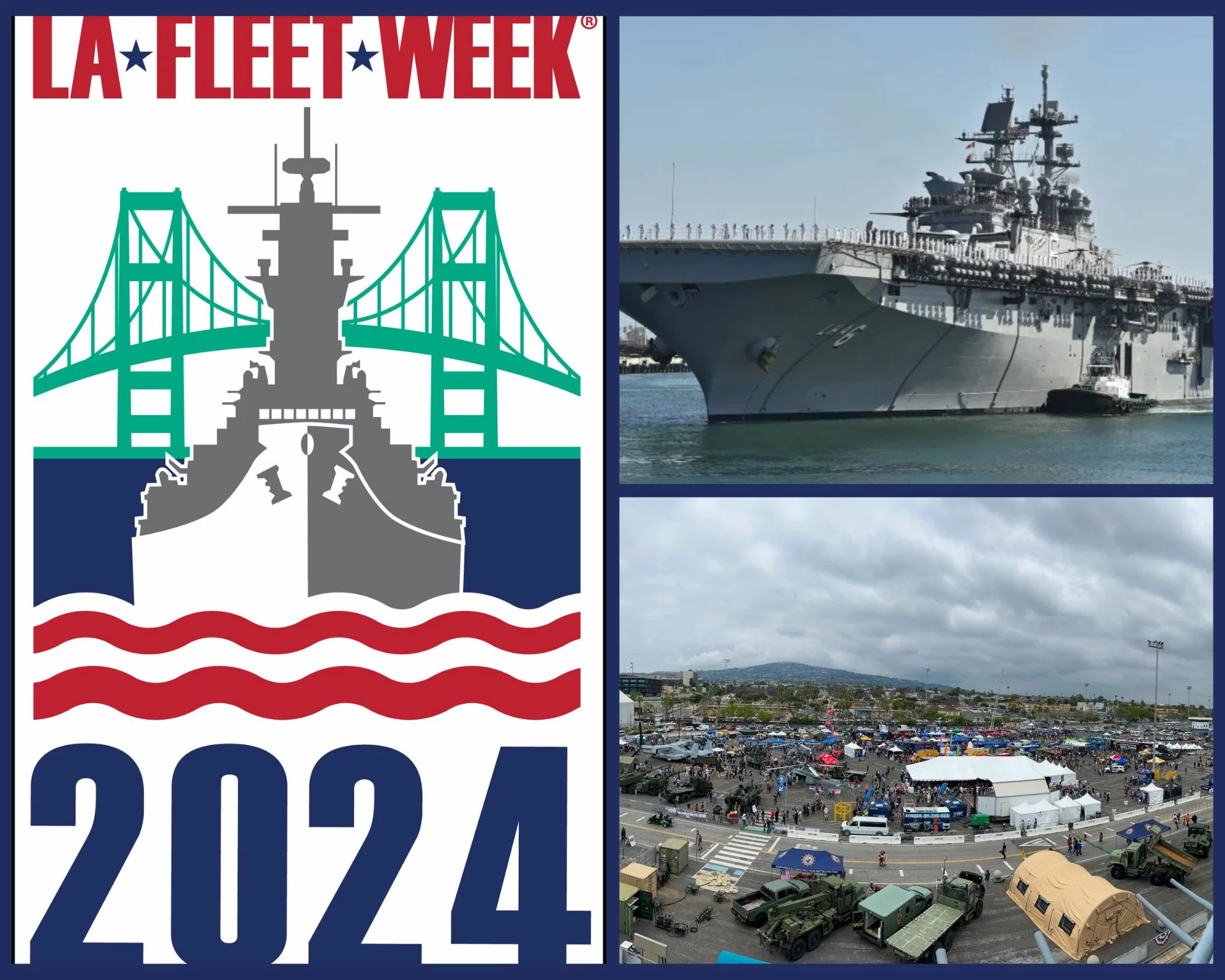 child on educational field trip to Battleship Iowa in San Pedro CA