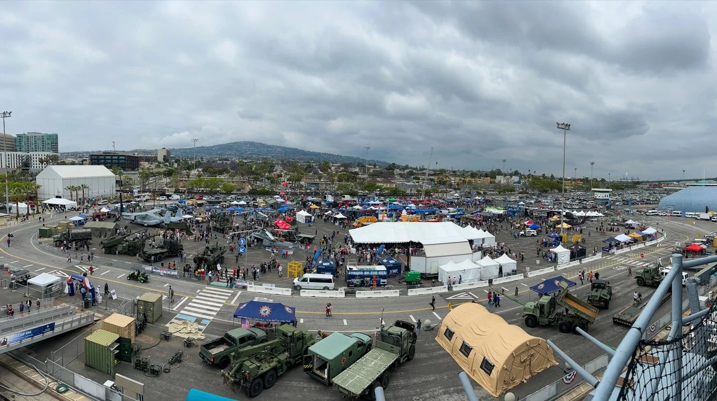 LA Fleet Week panorama