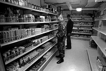 USS Iowa ships store.