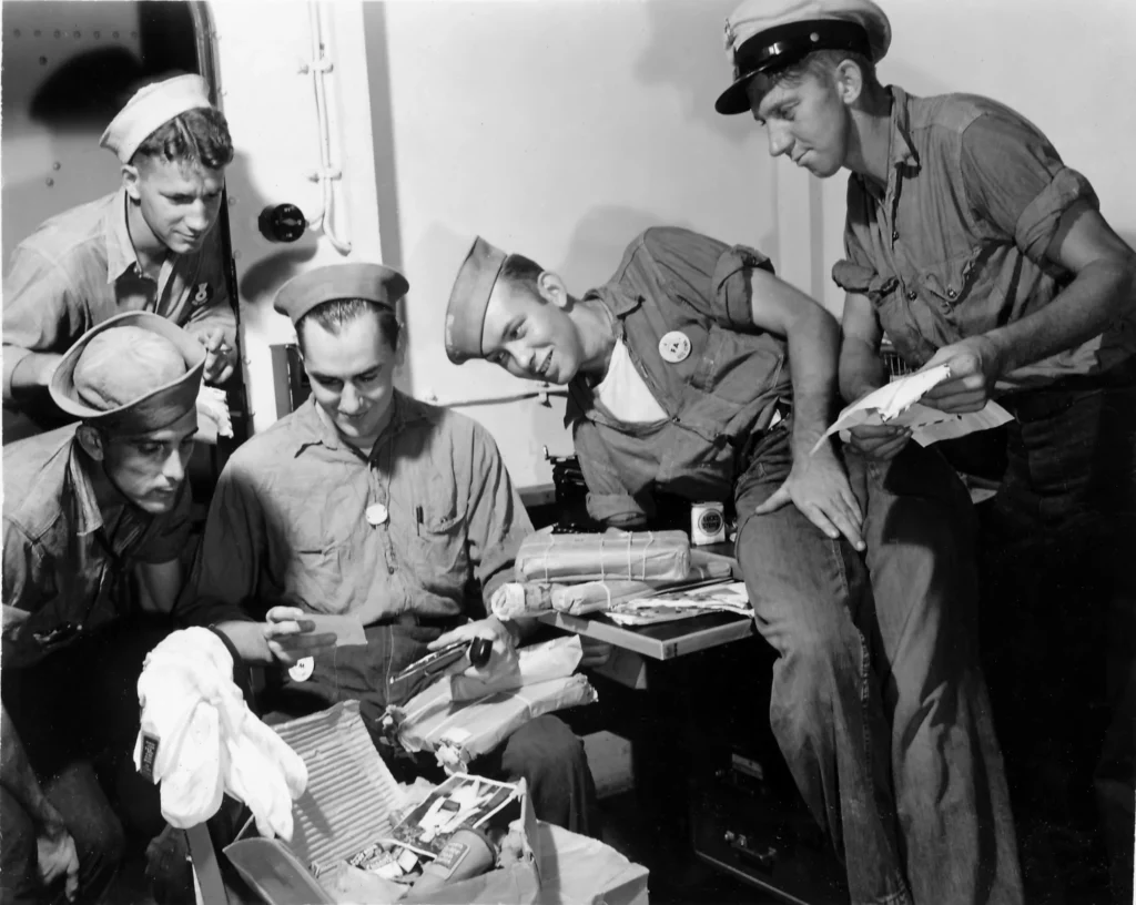 Sailors having fun in th 1940's